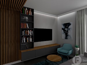 Apartament nad Wilgą - Salon, styl nowoczesny - zdjęcie od InnerForms