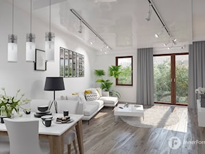 Apartament przy ul. Zwierzynieckiej, Kraków - Salon, styl nowoczesny - zdjęcie od InnerForms