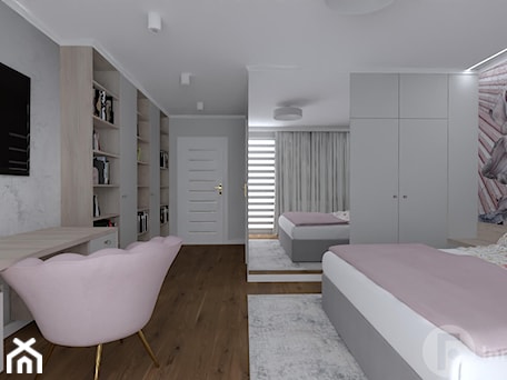 Aranżacje wnętrz - Sypialnia: Apartament z kwiatami w tle - Sypialnia, styl nowoczesny - InnerForms. Przeglądaj, dodawaj i zapisuj najlepsze zdjęcia, pomysły i inspiracje designerskie. W bazie mamy już prawie milion fotografii!