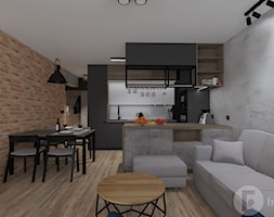 Mieszkanie w loftowym klimacie/Kraków - Salon, styl industrialny - zdjęcie od InnerForms - Homebook