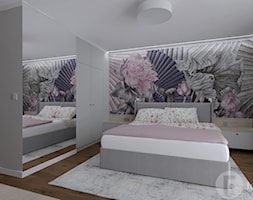 Apartament z kwiatami w tle - Sypialnia, styl nowoczesny - zdjęcie od InnerForms - Homebook