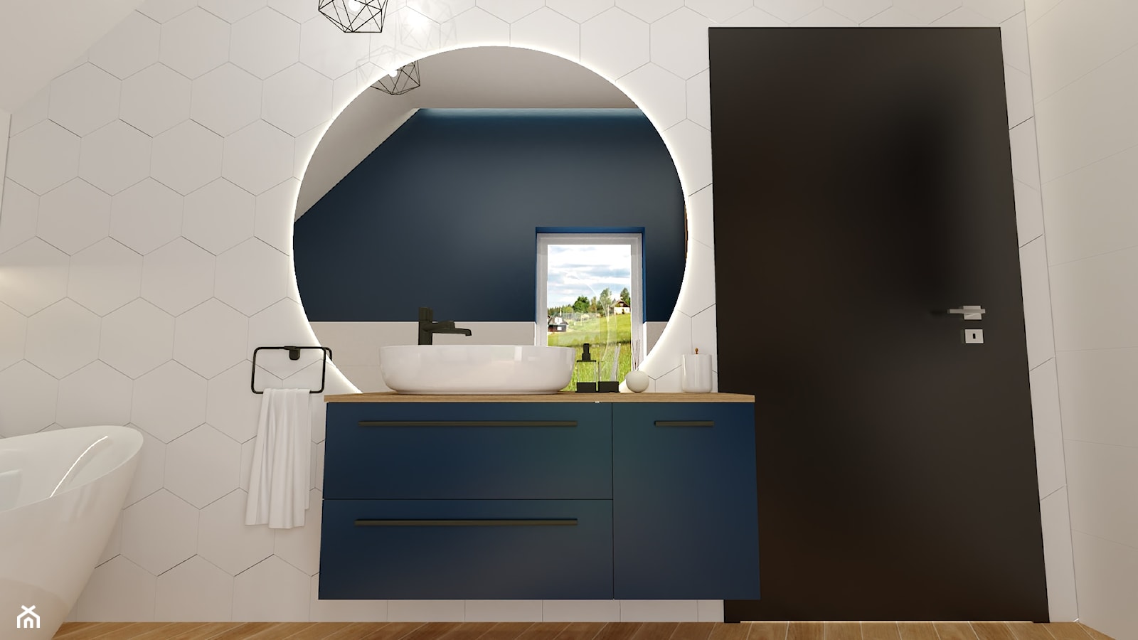 Granat w łazience - Łazienka, styl nowoczesny - zdjęcie od CEDZYNA ŁAZIENKI - Homebook