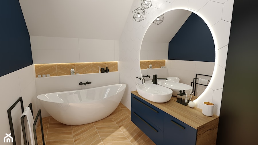 Granat w łazience - Łazienka, styl nowoczesny - zdjęcie od CEDZYNA ŁAZIENKI