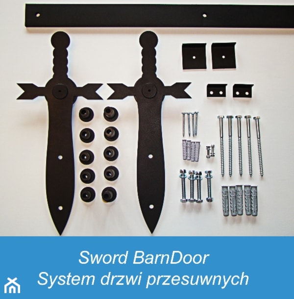 System Drzwi Przesuwnych BarnDoors - Rustykalne, Loftowe, Industrialne - zdjęcie od BarnDoors - System drzwi przesuwnych - HigenArt - Homebook