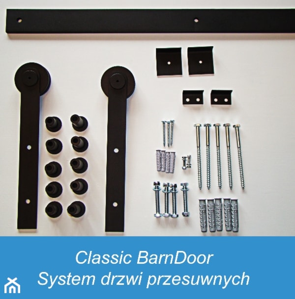 System Drzwi Przesuwnych BarnDoors - Rustykalne, Loftowe, Industrialne - zdjęcie od BarnDoors - System drzwi przesuwnych - HigenArt - Homebook