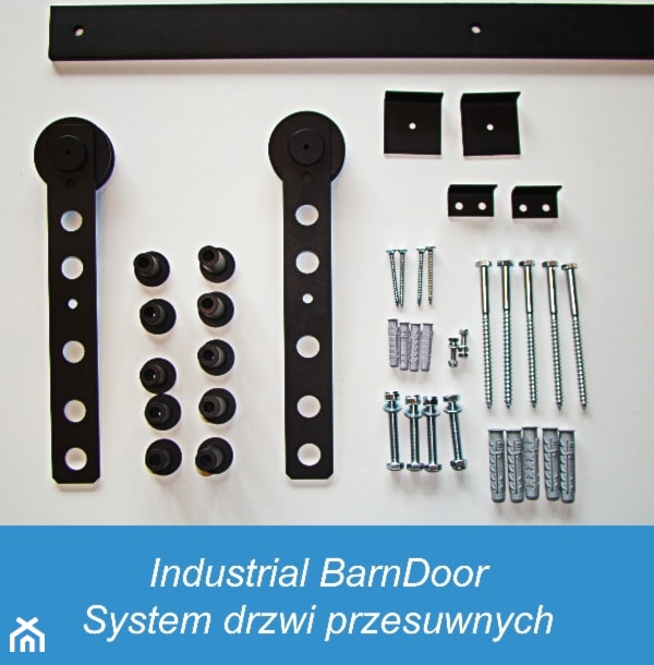 System Drzwi Przesuwnych BarnDoors - Rustykalne, Loftowe, Industrialne - zdjęcie od BarnDoors - System drzwi przesuwnych - HigenArt - Homebook