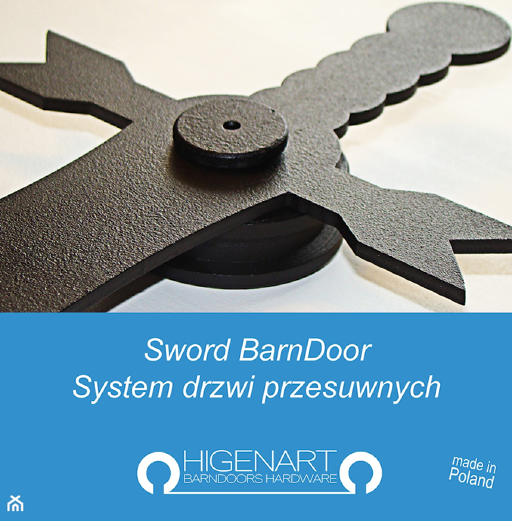 System Drzwi Przesuwnych BarnDoors - Rustykalne, Loftowe, Industrialne - zdjęcie od BarnDoors - System drzwi przesuwnych - HigenArt - Homebook