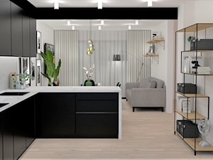 Apartamenty loft - Kuchnia, styl industrialny - zdjęcie od ZALUBSKASTUDIO