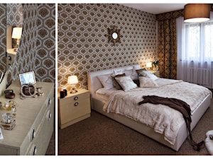 Projekt sypialni w stylu klasycznym - zdjęcie od ZALUBSKASTUDIO