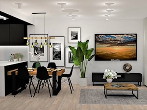 Apartamenty loft - Salon, styl industrialny - zdjęcie od ZALUBSKASTUDIO