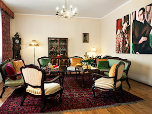 Projekt salonu w stylu klasycznym - zdjęcie od ZALUBSKASTUDIO