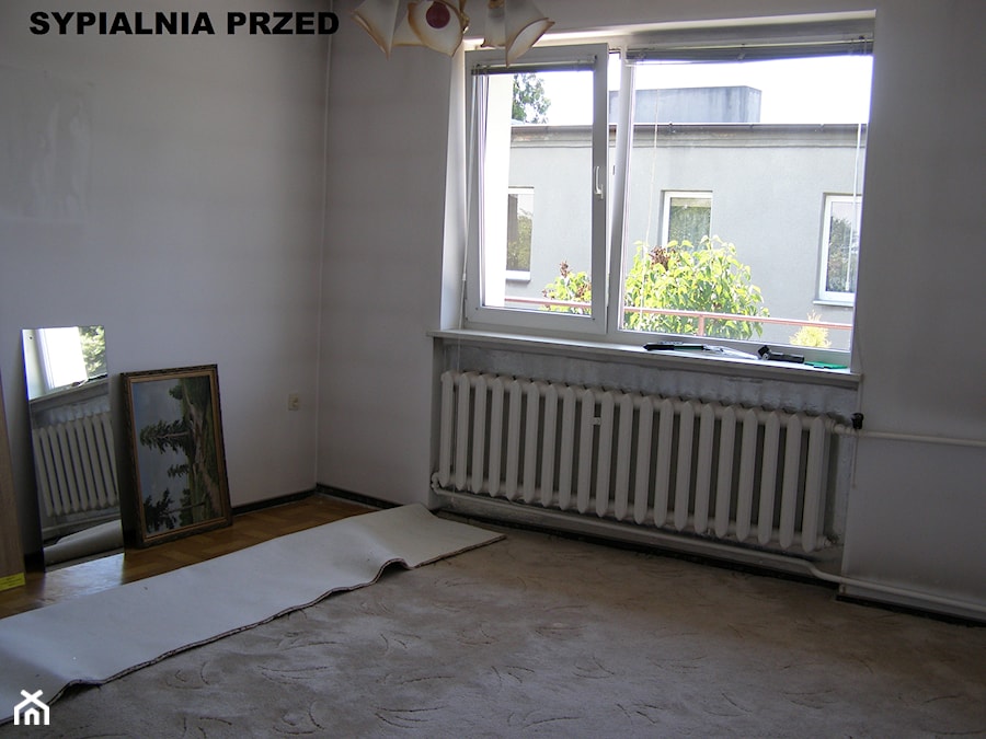 Nasz domek... Realizacja przed i po ;) - Sypialnia - zdjęcie od Karolina Meller