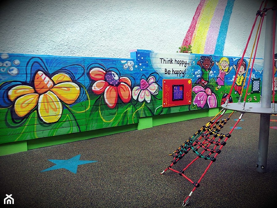Podwórko w szkole - Wnętrza publiczne, styl tradycyjny - zdjęcie od Colour My Walls