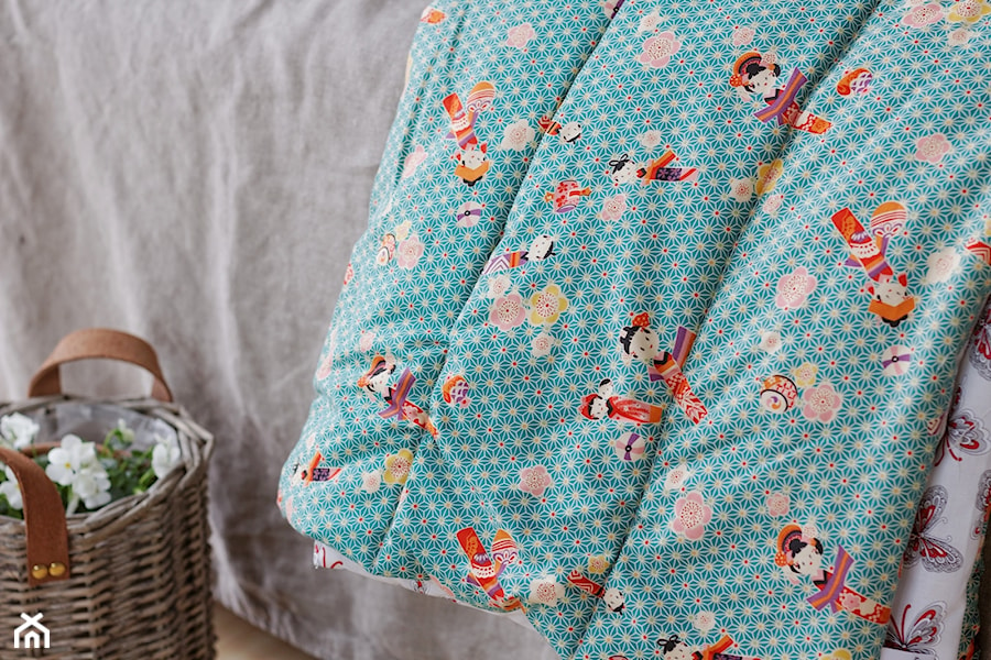 bawełniana pikowana narzuta dziecięca - zdjęcie od studio lnu dom artystyczny