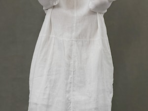 Lniana, biała tunika damska oversize - zdjęcie od studio lnu dom artystyczny
