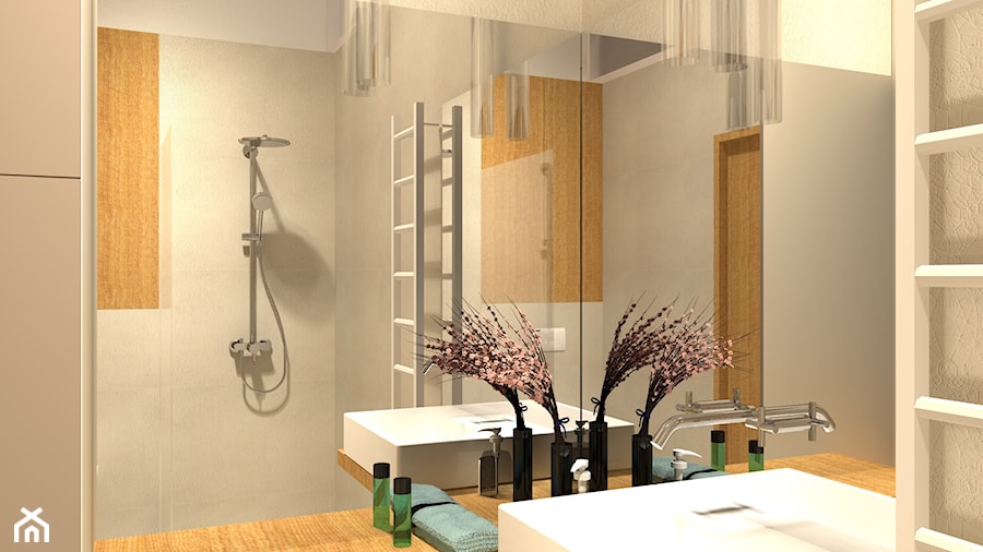 Jasna, nowoczesna łazienka - zdjęcie od Natalia Augustynek Interior Design