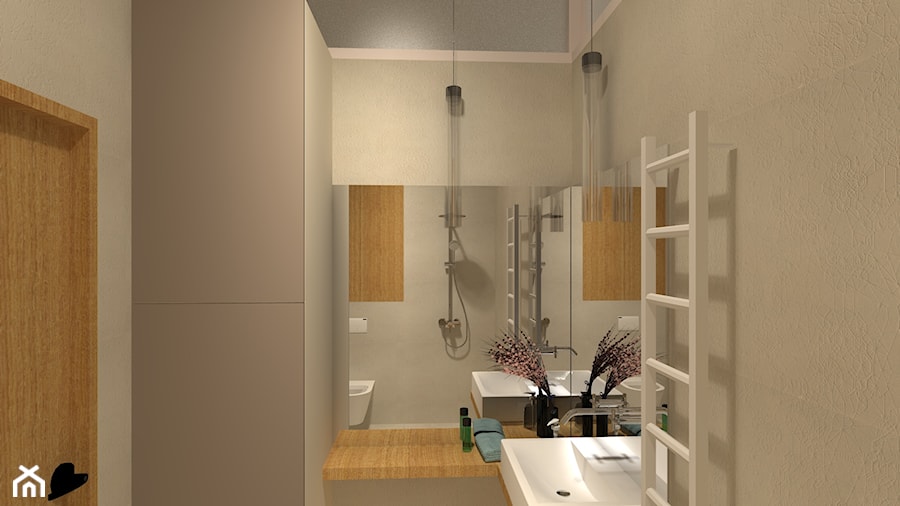 Jasna, nowoczesna łazienka - zdjęcie od Natalia Augustynek Interior Design