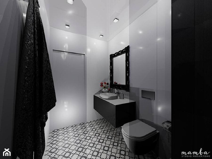 Apartament 80m2 - Łazienka, styl nowoczesny - zdjęcie od MAMBA studio projektowe