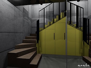 Apartament 80m2 - Schody, styl nowoczesny - zdjęcie od MAMBA studio projektowe