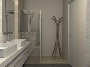 Rodzinna łazienka - Łazienka, styl nowoczesny - zdjęcie od Pracownia55