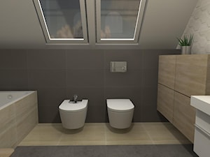 Rodzinna łazienka - Łazienka, styl nowoczesny - zdjęcie od Pracownia55