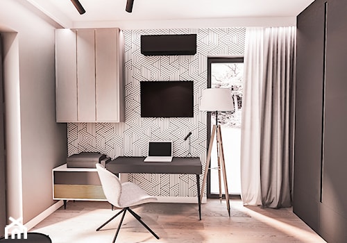RADOM -2023 / projekt domu jednorodzinnego - Biuro, styl nowoczesny - zdjęcie od BIBI Designe