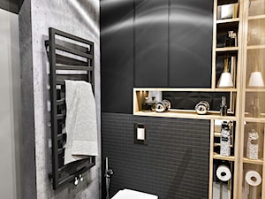 Projekt Mieszkania W-wa 2019 - Mała łazienka - zdjęcie od BIBI Designe