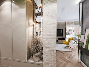 Projekt mieszkania w Apartamencie / Łódź 2022 - Hol / przedpokój, styl nowoczesny - zdjęcie od BIBI Designe