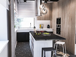 Projekt kuchni w domu jednorodzinnym - Kuchnia, styl skandynawski - zdjęcie od BIBI