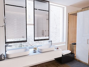 Projekt łazienki z sauną - Łazienka, styl nowoczesny - zdjęcie od BIBI
