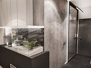 Projekt mieszkania 70m2- Wawa 2017 - Średni szary hol / przedpokój, styl nowoczesny - zdjęcie od BIBI Designe