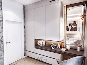 Projekt mieszkania w Apartamencie / ŁÓDŹ - Sypialnia, styl nowoczesny - zdjęcie od BIBI Designe