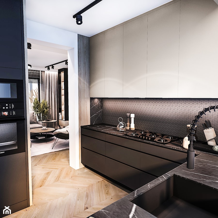 RADOM -2023 / projekt domu jednorodzinnego - Kuchnia, styl nowoczesny - zdjęcie od BIBI Designe
