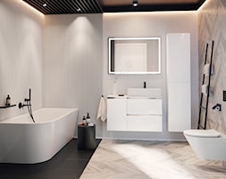 KOLEKCJA GAP_NAIA_ETERNITY - Średnia łazienka z oknem, styl nowoczesny - zdjęcie od Roca - Homebook