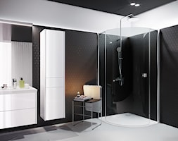 KOLEKCJA RONDA_METROPOLIS - Średnia łazienka z oknem, styl nowoczesny - zdjęcie od Roca - Homebook