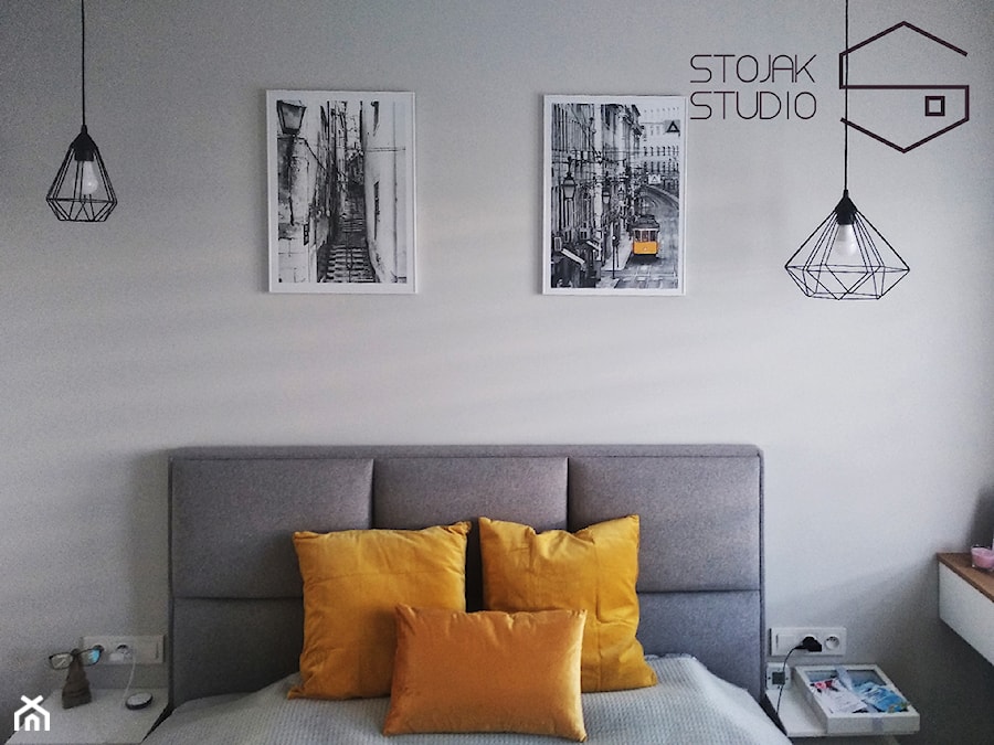 Mieszkanie na Tylnej - Sypialnia, styl nowoczesny - zdjęcie od Stojak Studio