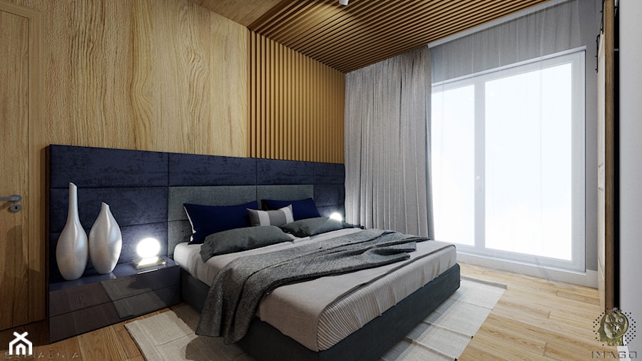 Mieszkanie w stylu industrialnym/nowoczesnym - Średnia biała sypialnia, styl nowoczesny - zdjęcie od Karolina Żaczek
