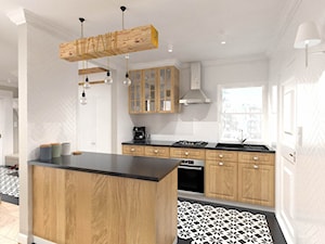 Projekt domu 110 m2 Swansea, Walia, GB - Kuchnia, styl nowoczesny - zdjęcie od A1Studio