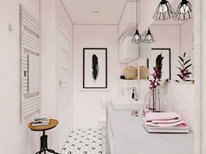 Pastele - damska łazienka - Łazienka, styl nowoczesny - zdjęcie od A1Studio