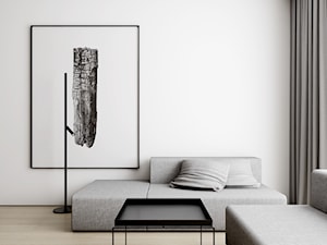 MIESZKANIE W ŁODZI - Salon, styl minimalistyczny - zdjęcie od INUTI