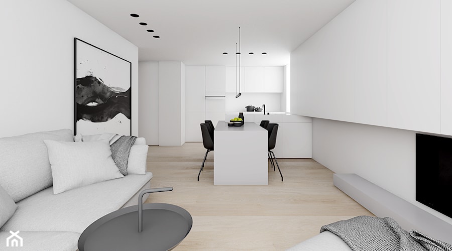 APARTAMENT W SZTOKHOLMIE - Salon, styl minimalistyczny - zdjęcie od INUTI