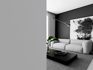 APARTAMENT W ŁODZI - Salon, styl minimalistyczny - zdjęcie od INUTI