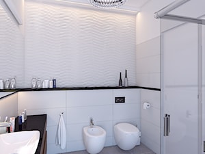 Łazienka - Średnia bez okna łazienka, styl nowoczesny - zdjęcie od APP TRENDY Autorska Pracownia Projektowa