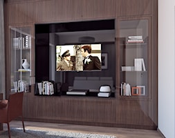 gabinet - Średnie w osobnym pomieszczeniu z sofą białe biuro, styl tradycyjny - zdjęcie od APP TRENDY Autorska Pracownia Projektowa - Homebook