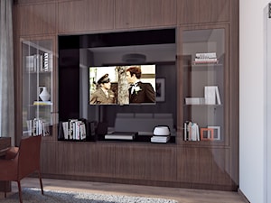 gabinet - Średnie w osobnym pomieszczeniu z sofą białe biuro, styl tradycyjny - zdjęcie od APP TRENDY Autorska Pracownia Projektowa