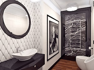 łazienka - Mała łazienka, styl glamour - zdjęcie od APP TRENDY Autorska Pracownia Projektowa