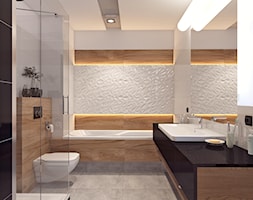 Łazienka 2 - Średnia bez okna łazienka, styl nowoczesny - zdjęcie od APP TRENDY Autorska Pracownia Projektowa - Homebook