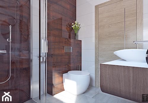 Łazienka glam - Mała bez okna łazienka, styl glamour - zdjęcie od APP TRENDY Autorska Pracownia Projektowa