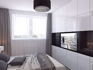 sypialnia 111 - Sypialnia, styl nowoczesny - zdjęcie od APP TRENDY Autorska Pracownia Projektowa