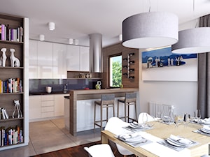 dom 6 - Kuchnia, styl nowoczesny - zdjęcie od APP TRENDY Autorska Pracownia Projektowa